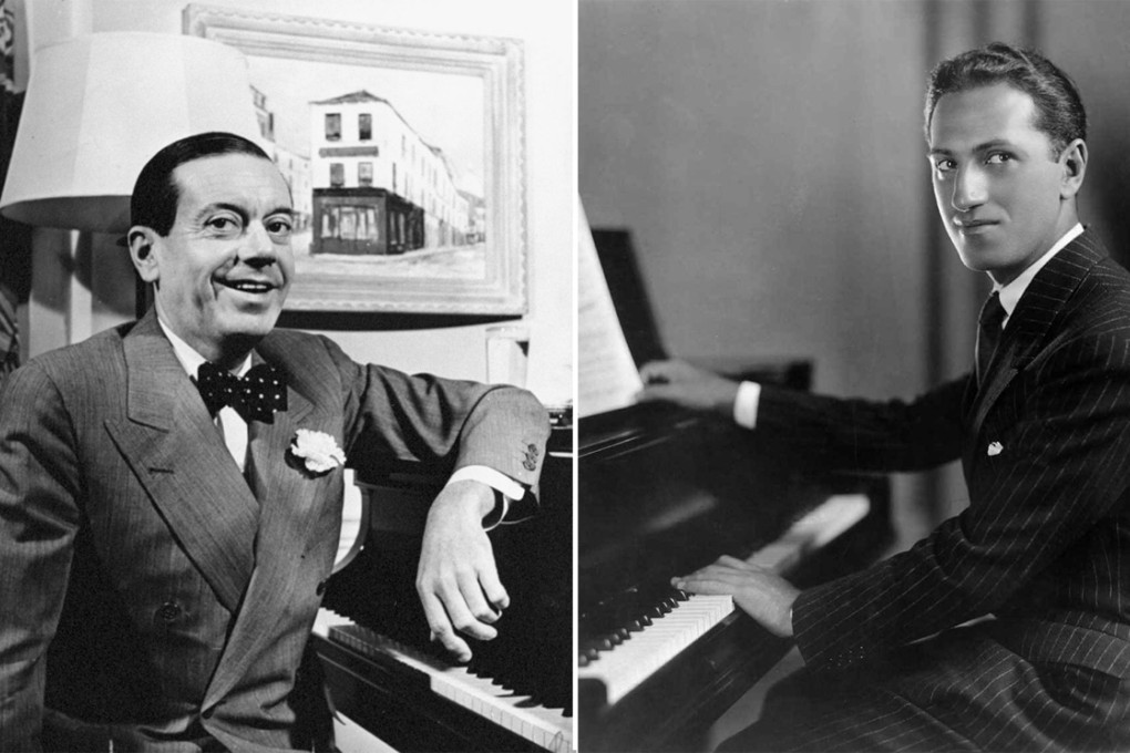 Cole Porter (above left) and George Gershwin were two of the principal writers of the Great American Songbook