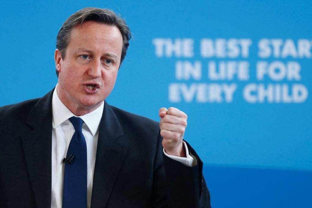 David Cameron pledged in a speech last month to break into encryption and ensure there was no "safe space" for terrorists or serious criminals. Photo: Reuters