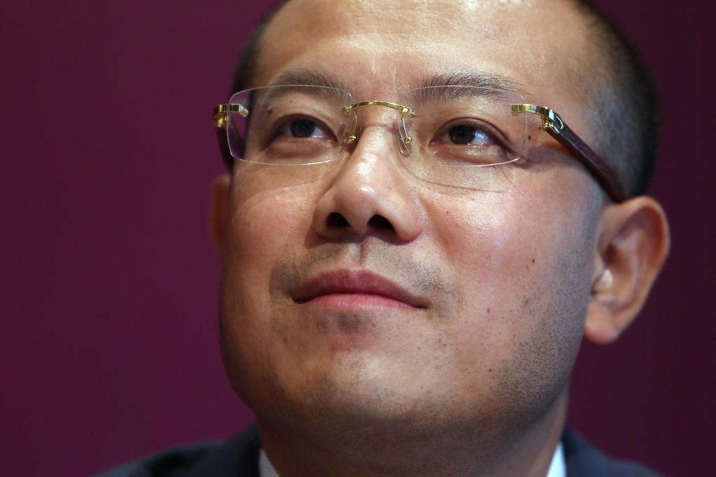 Greenland Hong Kong chairman Chen Jun earlier told the South China Morning Post that the company targeted annual sales of 50 billion yuan by 2018. Photo: Jonathan Wong