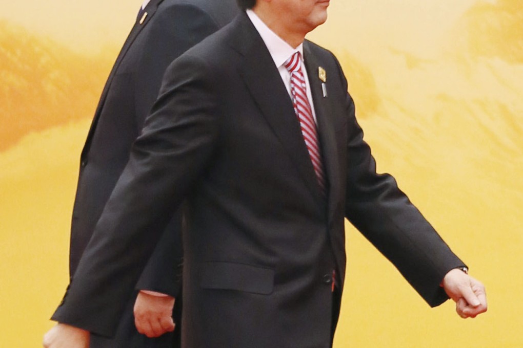 Despite the tensions, Xi and Abe will accept a shared relationship with Washington as preferable to any other geometry of uncertainty. Photo: Kyodo
