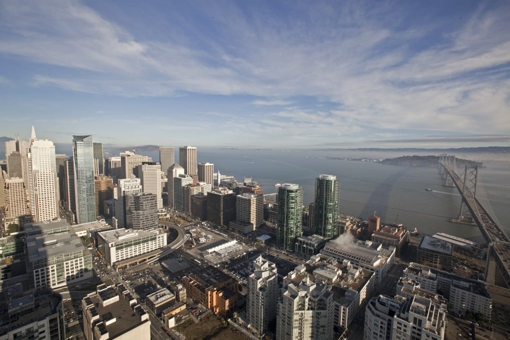 San Francisco leads all 20 metropolitan areas in the US with a year-on-year gain of 8.9 per cent in single-family home prices. Photo: Bloomberg