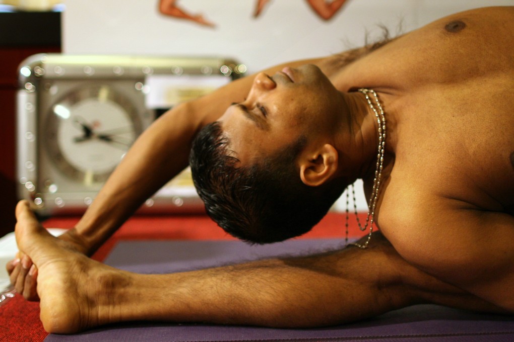 Yogaraj C.P. strikes a pose. Photo: Jonathan Wong
