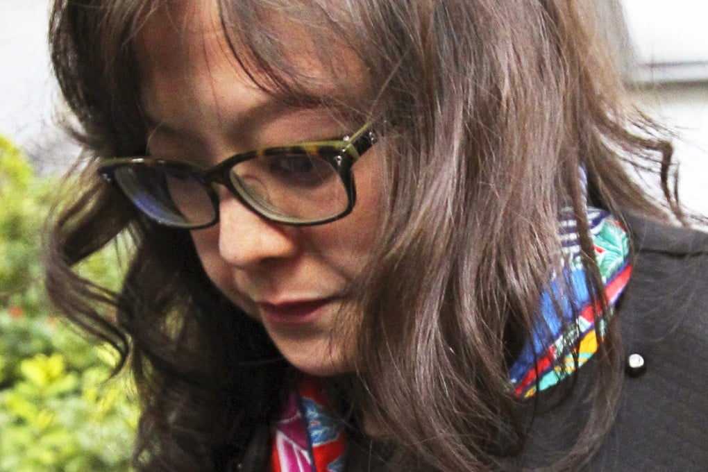 Principal Li Ling-sau of Victoria (Harbour Green) Kindergarten outside the Kowloon City Court.Photo: SCMP Pictures