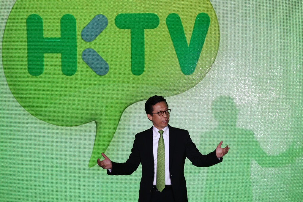HKTV, founded by brash telephony pioneer Ricky Wong Wai-kay who had already produced programmes at the time of application, was denied a licence and had to go online. Photo: Jonathan Wong