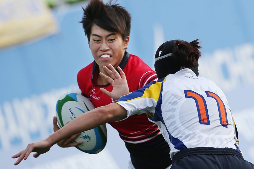 Aggie Poon Pak-yan was Hong Kong’s top scorer over the weekend with sevens tries and 12 conversions adding up to 59 points. Photo: HKRFU