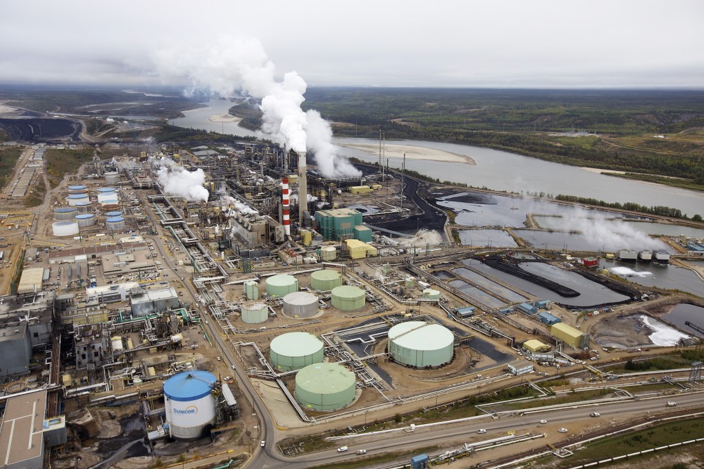 Oil sands processing plant in Canada, an expensive-to-extract form of unconventional energy. Photo: Reuters