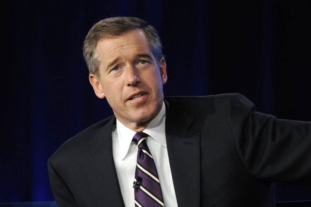 NBC star presenter Brian Williams has been suspended for six months without pay. He reportedly earns US$10 million a year. Photo: Reuters