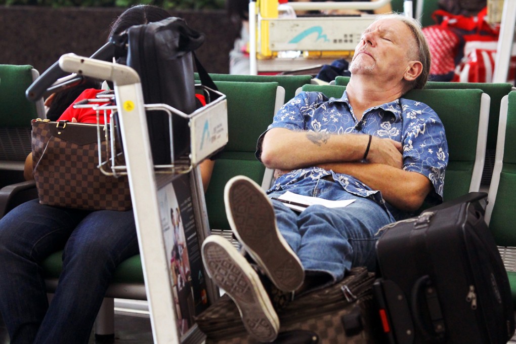 Ten such visitors aged between 45 and 82 were intercepted at the airport as they prepared to leave last year, Ho said. Photo: Edward Wong