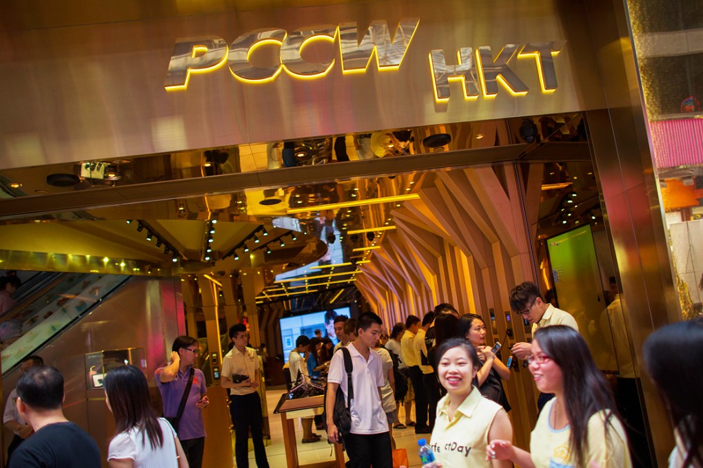 Hong Kong’s biggest telecommunications network operator said revenue rose 26 per cent to HK$28.8 billion. Photo: Bloomberg