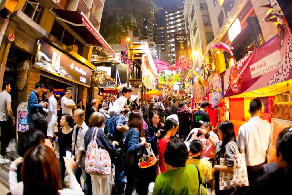 The bright lights of Lan Kwai Fong proved too much for David Y Zhu. Photo: SCMP