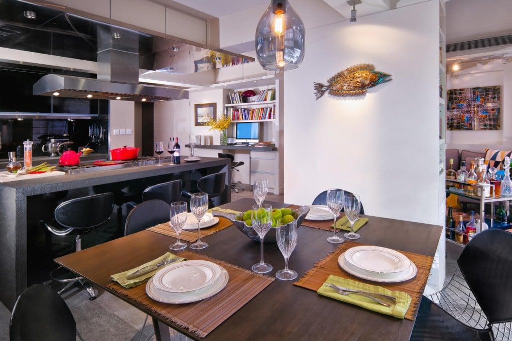 A Hong Kong flat where the kitchen takes centre stage