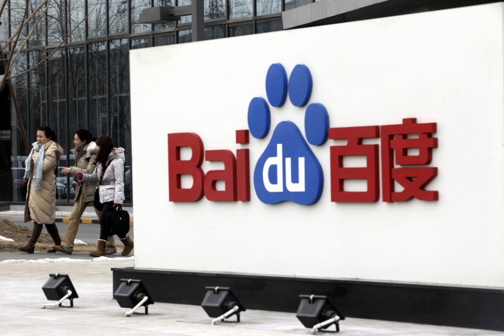 For the whole of last year, Baidu reported a 25.4 per cent increase in net income to 13.19 billion yuan from 2013. Photo: Reuters