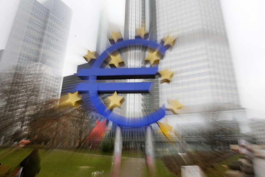 The European Central Bank is pursuing an aggressive quantitative easing programme in which it will become large buyers of government debt. Photo: AP