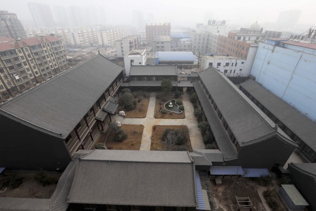 An unfinished residence belonging to former PLA General Gu Junshan, who has been charged with bribery and embezzlement. Photo: Reuters