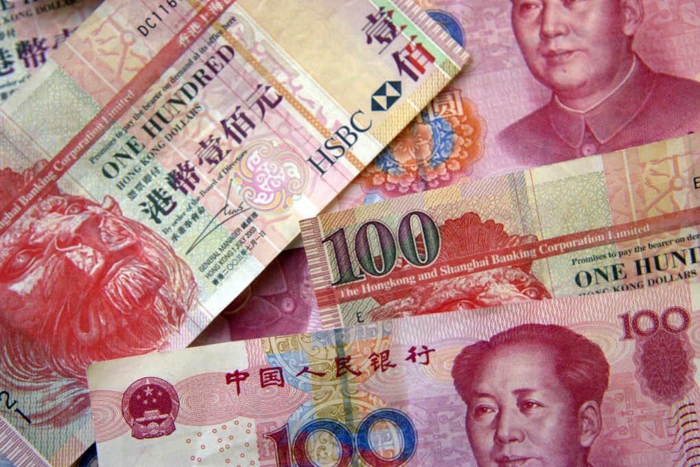 The HK dollar is a dead unit having been pegged first to the pound and later to the US dollar, with the current rate fixed in 1983. Photo: Bloomberg