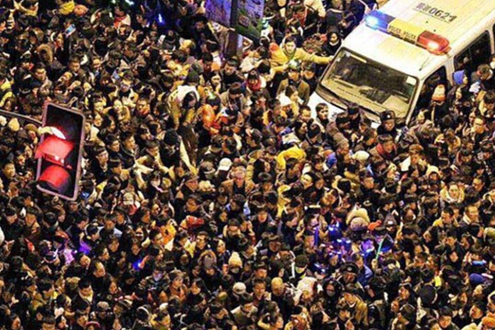 Thirty-six people were killed in the crush on the Bund in Shanghai. Photo: SCMP