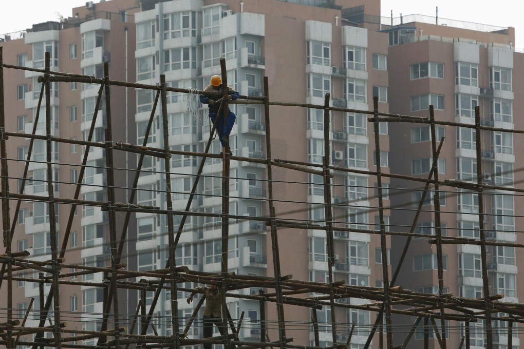 Property stocks led the index's 53 per cent rally last year. Photo: Reuters