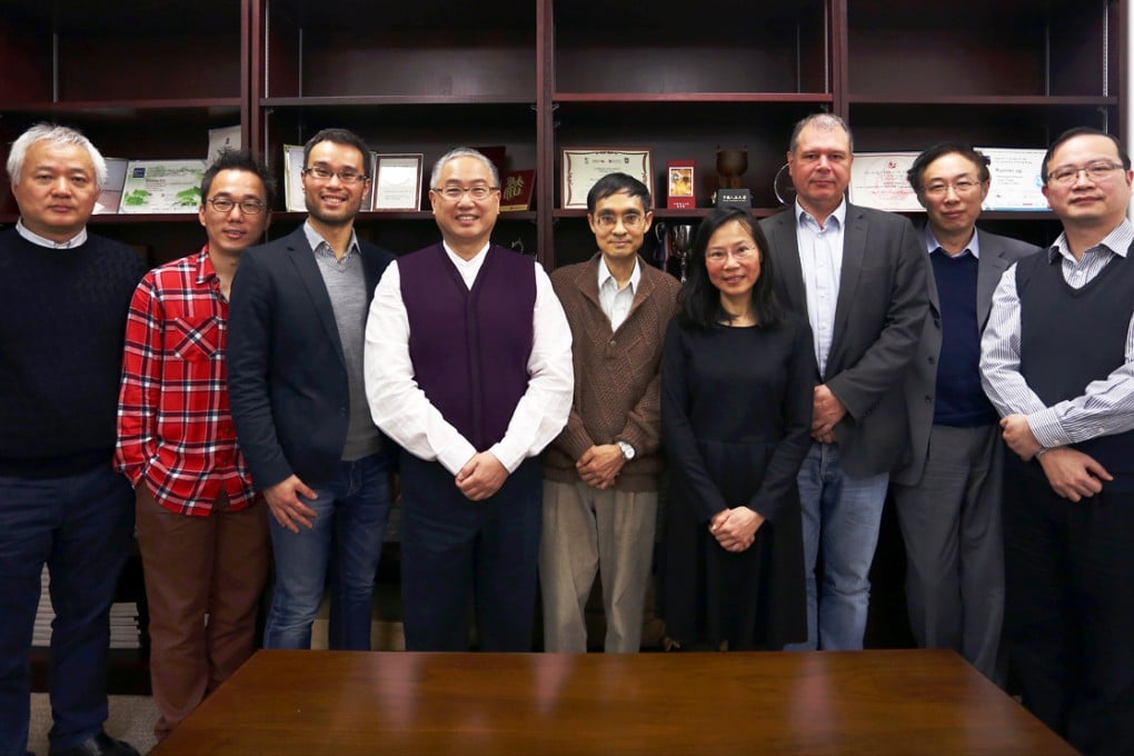 HKU law professors, from left: Fu Hualing, Thomas Cheng, Marco Wan, Michael Hor, Albert Chen, Lusina Ho, Scott Veitch, Zhang Xianchu and Wilson Chow. Photo: Jonathan Wong