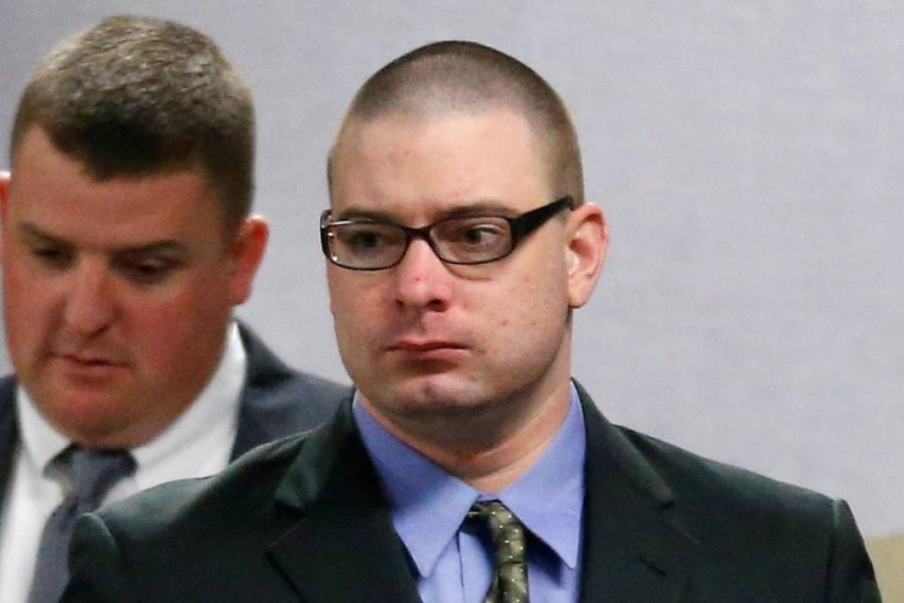 Former Marine Eddie Ray Rout in court yesterday. Photo: Reuters