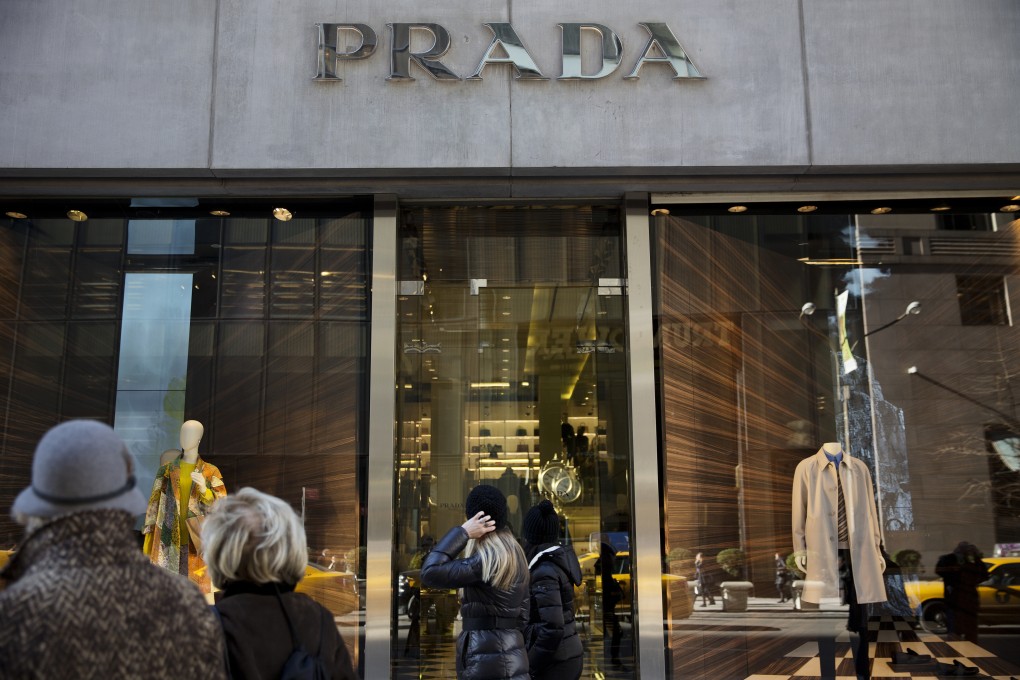 Prada's costly retail space, combined with slower growth, has hammered margins and valuation. Photo: Bloomberg