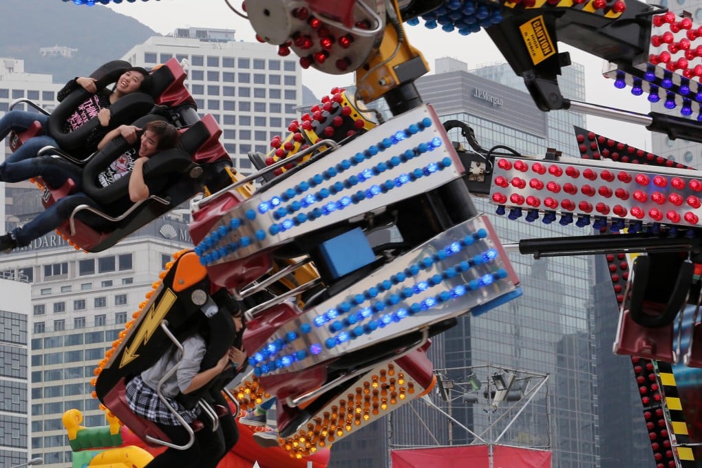 Most carnival rides operated smoothly, but at least two have had problems. Photo: Felix Wong