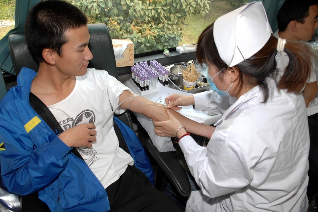 China’s rising demand for healthcare is exposing a chronic shortage of blood. File photo: Xinhua
