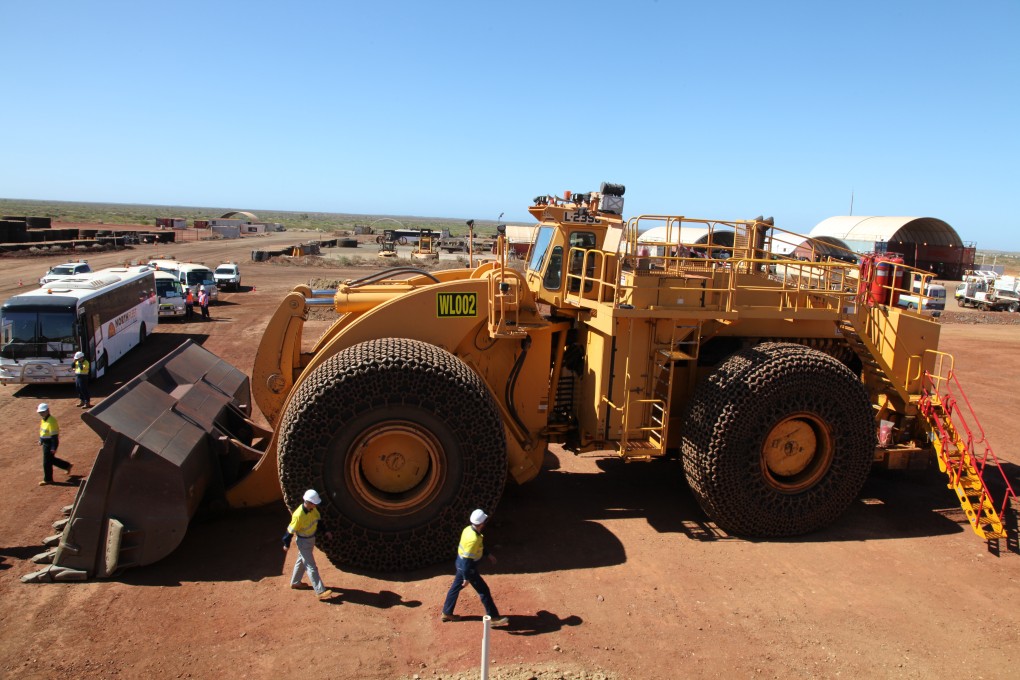 A forklift at one of Citic's mining projects. Photo: Xinhua