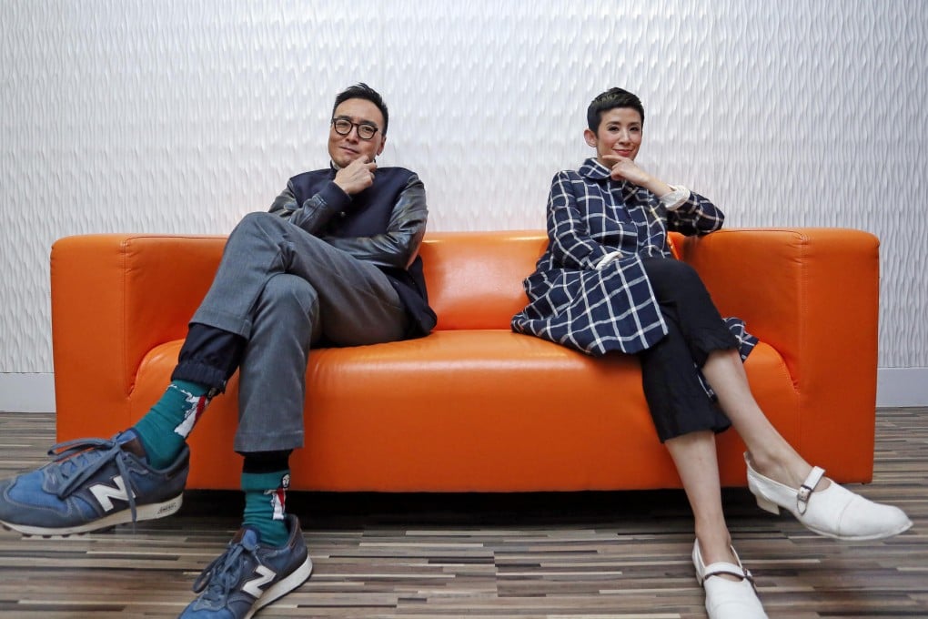 Director Matt Chow (left) with Sandra Ng. Photo: Jonathan Wong