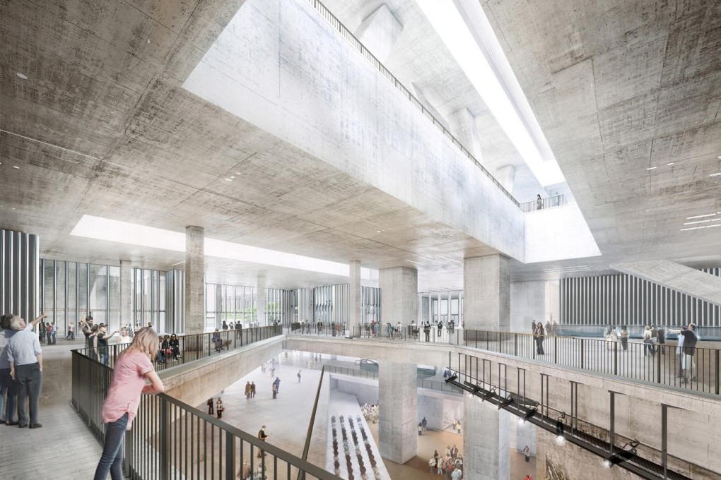 An artist's impression of the M+ lobby and "found space".