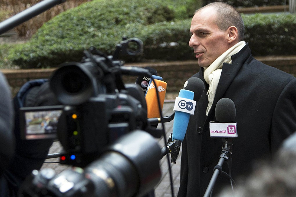 Greek Finance Minister Varoufakis arrives at an extraordinary euro zone Finance Ministers meeting to discuss Athens' plans to reverse austerity measures agreed as part of its bailout in Brussels. Photo: Reuters