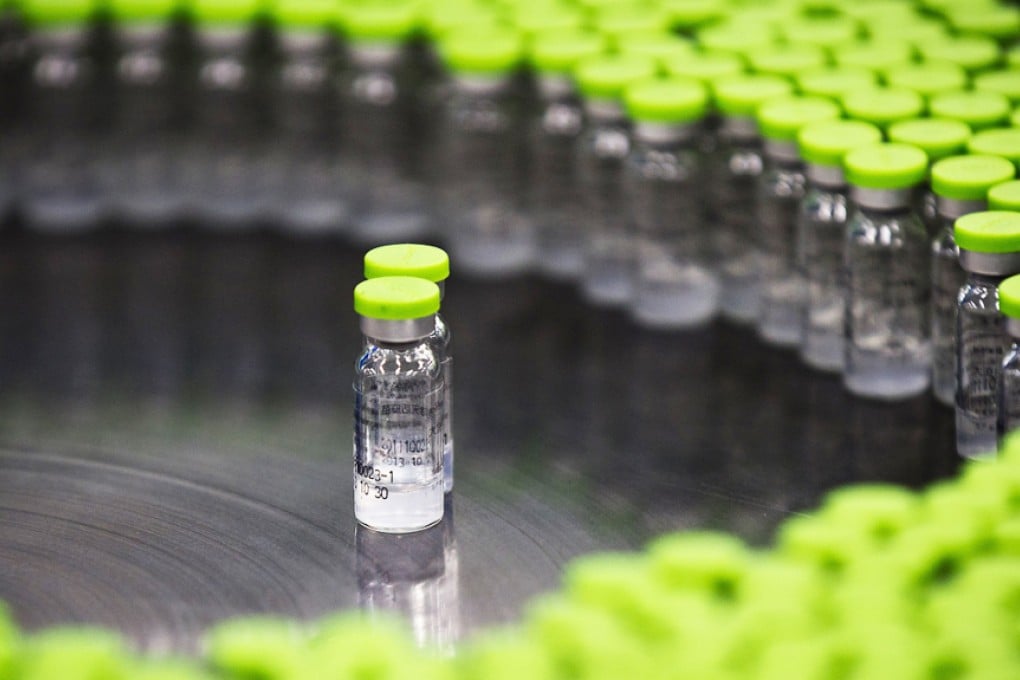 Vials of an H1 flu vaccine produced by a Chinese drug maker. The WHO recommends the composition of seasonal influenza vaccines for the coming season each year, based on exhaustive studies. Photo: AP