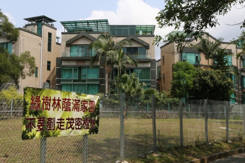 A green belt site at Lo Fai Road in Tai Po. Photo: K. Y. Cheng