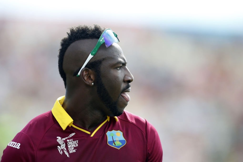 In-form Andre Russell believes the West Indies now have momentum to cause problems for other teams at the Cricket World Cup. Photo: Reuters
