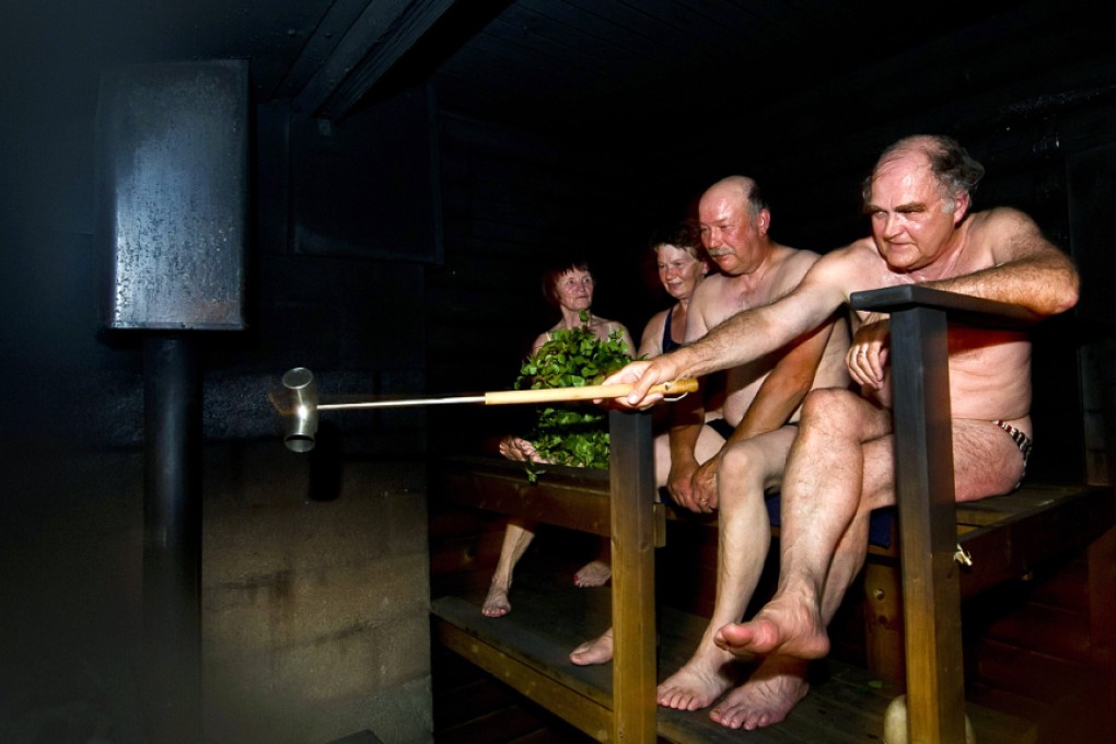 Men who regularly visited a sauna lived longer and were less likely to die of sudden heart attacks. Photo: AP