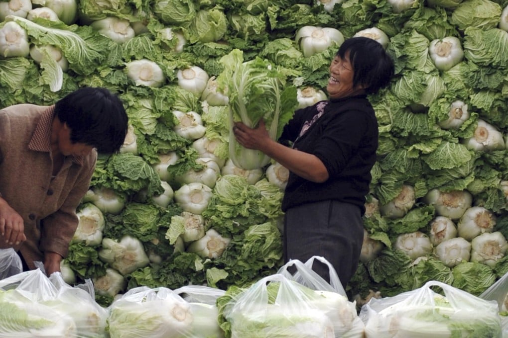 Cabbage - a Chinese superfood. Photo: AP