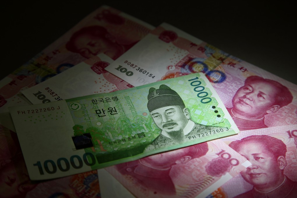 Samsung said in a statement it was "looking into starting won-yuan direct trading". Photo: Bloomberg