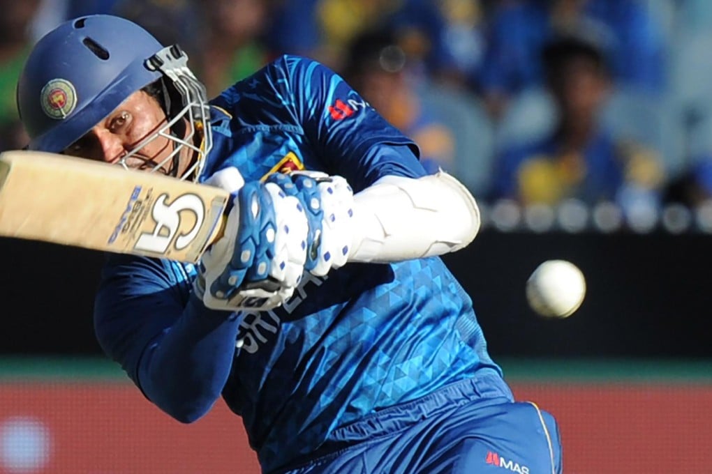 Tillakaratne Dilshan smashed an unbeaten 161 off 146 balls as Sri Lanka had a comfortable win over Bangladesh at the Melbourne Cricket Ground. Photo: AFP