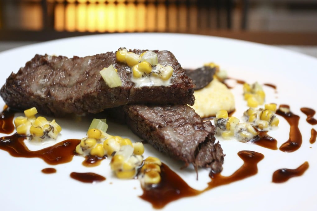 Wagyu short rib with soft parmesan polenta. Photos: Jonathan Wong