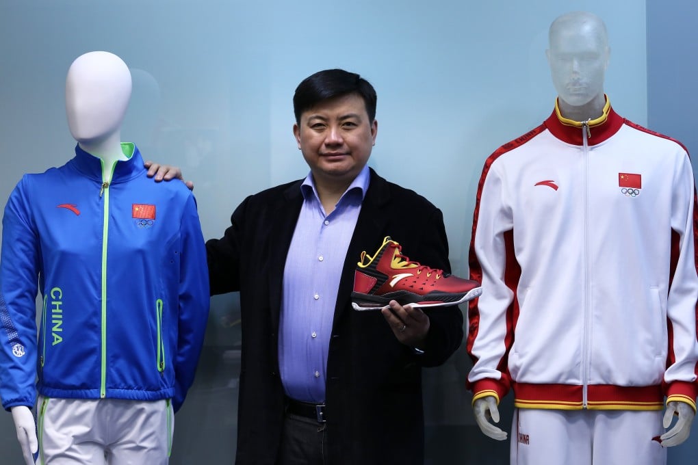 Anta executive director James Zheng says the company is in the midst of an overhaul of its store network. "This year we think we will see double-digit growth," he says. Photo: Jonathan Wong