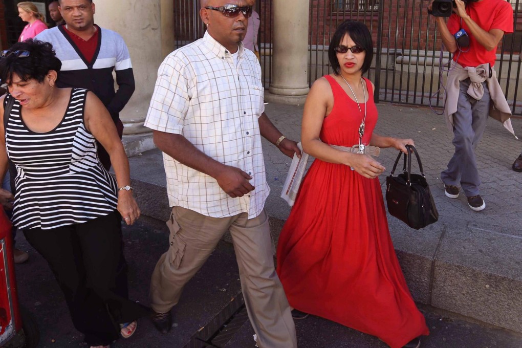 Zephany's mother Celeste Nurse leaving court. Photo: AP