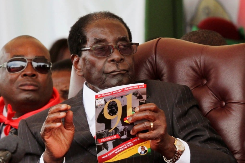 Robert Mugabe celebrates his 91st birthday. Photo: Reuters