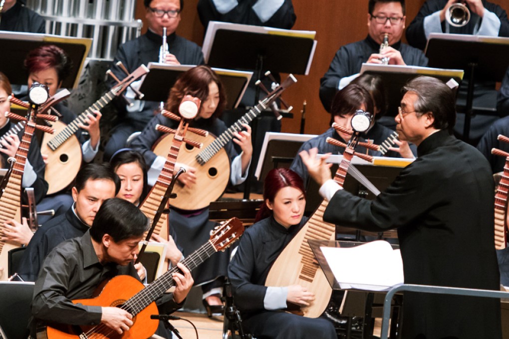 The Chinese Orchestra in full flow on Saturday. Photo: Hong Kong Chinese Orchestra