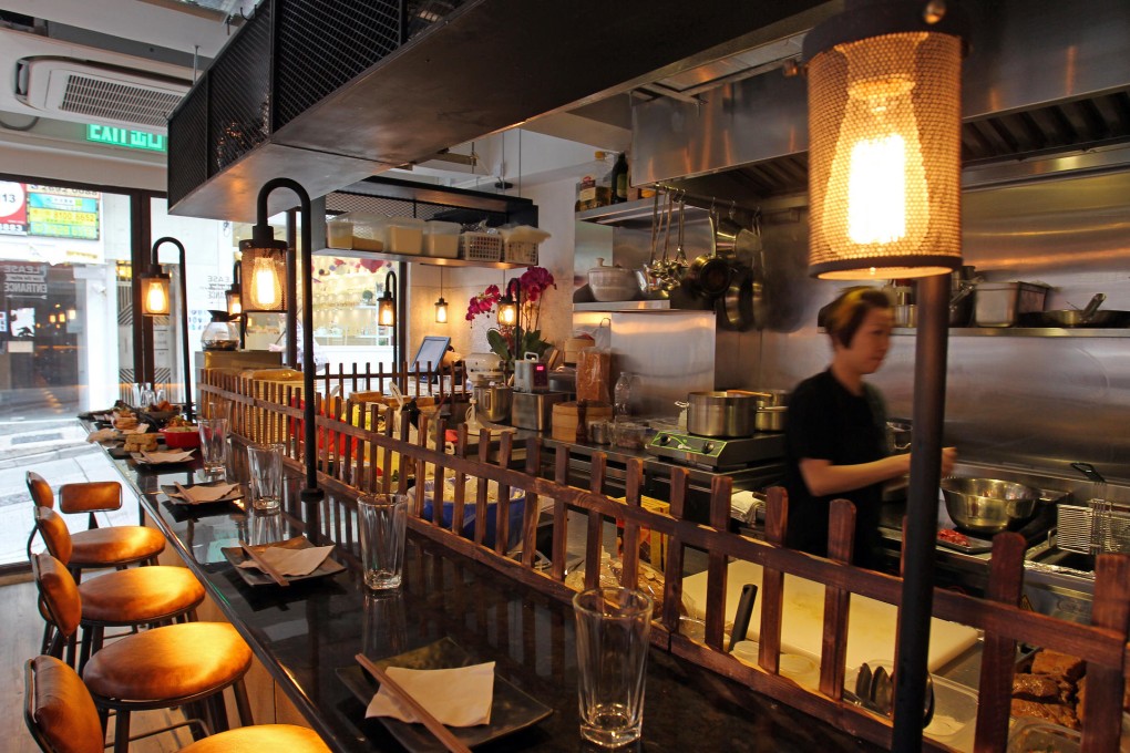 Crafty Cow's open kitchen