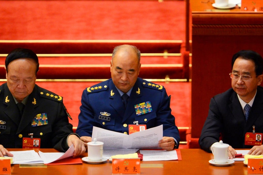 Speculation is mounting that former CMC vice-chairman Guo Boxiong (left) will be targeted in graft investigations. Photo: AFP