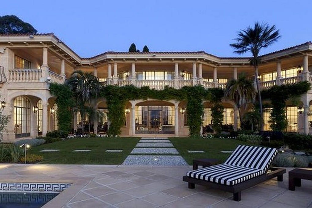 The Villa del Mare mansion in Sydney that Evergrande Real Estate Group has been ordered to sell after it was found to have broken rules over its purchase. Photo: SCMP Pictures