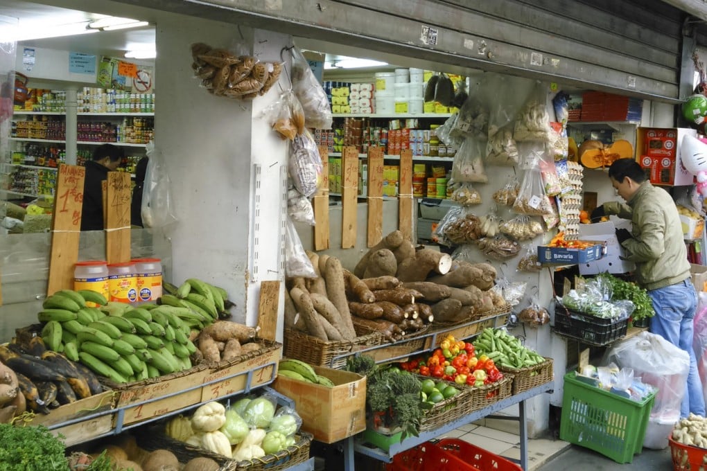 A market stall in Belleville. Photos: Rowena Carr-Allinson