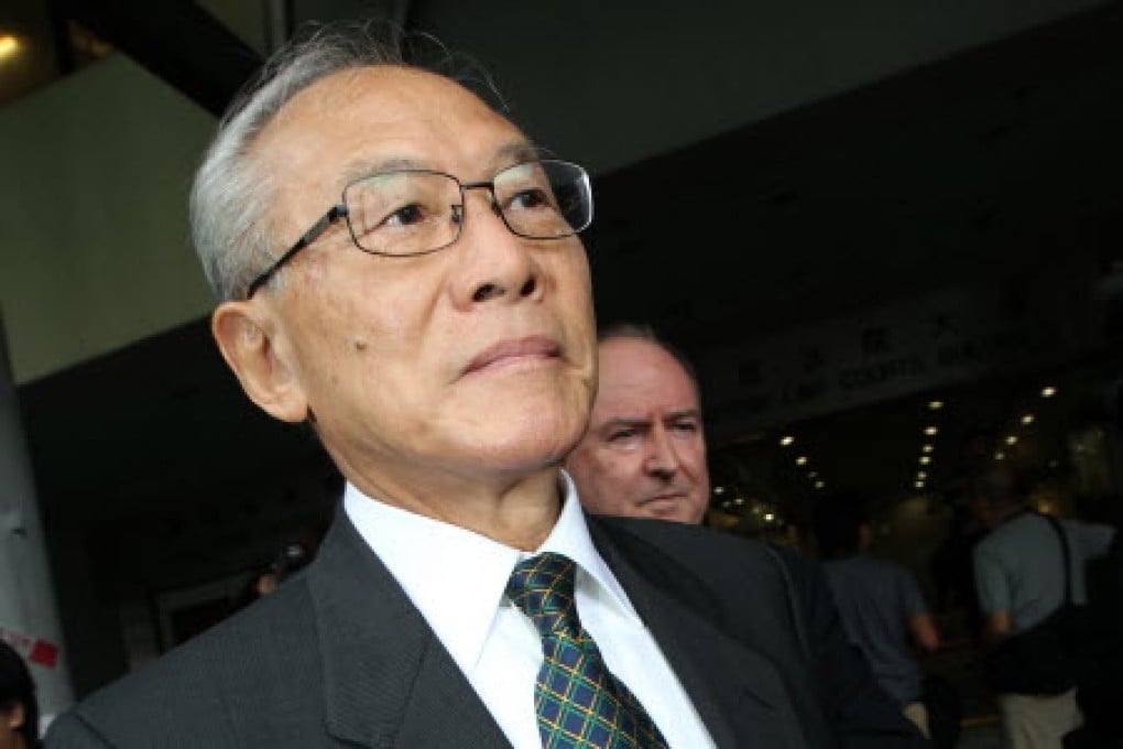 John Wong outside court in 2011. The former head of HKU's surgery department was convicted the following year of two counts of misconduct in public office and two counts of false accounting. Photo: Dickson Lee