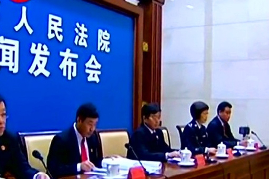 The two men were jailed for five years because they had voluntarily confessed and their victim had forgiven them, prosecutors said. Photo: SCMP PIctures