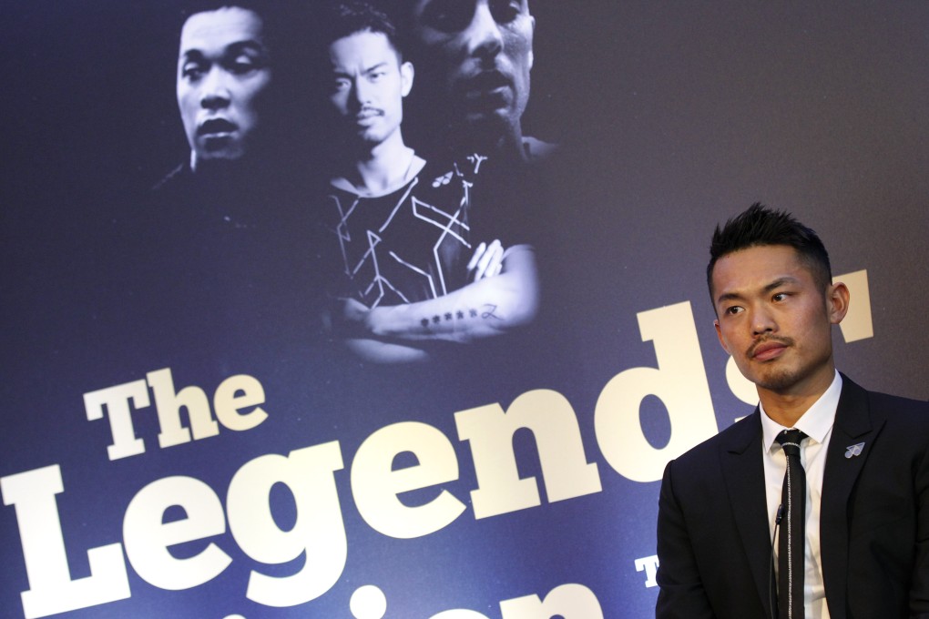 Lin Dan speaking ahead of the All England Championships. Photo: Xinhua