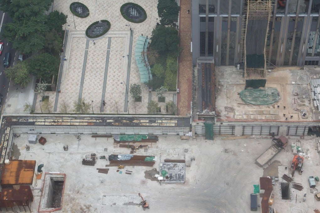 The Wan Chai site where the Chinese visa office once stood.